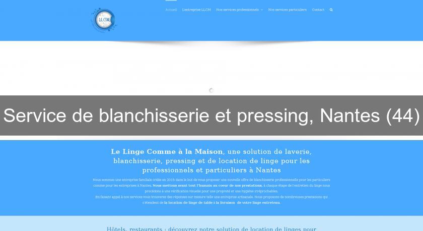 Service de blanchisserie et pressing, Nantes (44) Service de blanchisserie et pressing, Nantes (44)