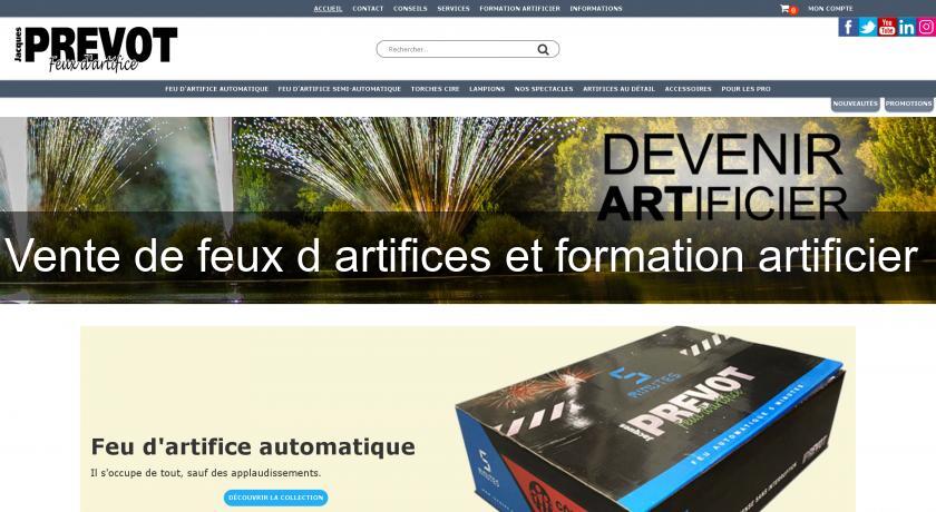 Vente de feux d'artifices et formation artificier Vente de feux d'artifices et formation artificier