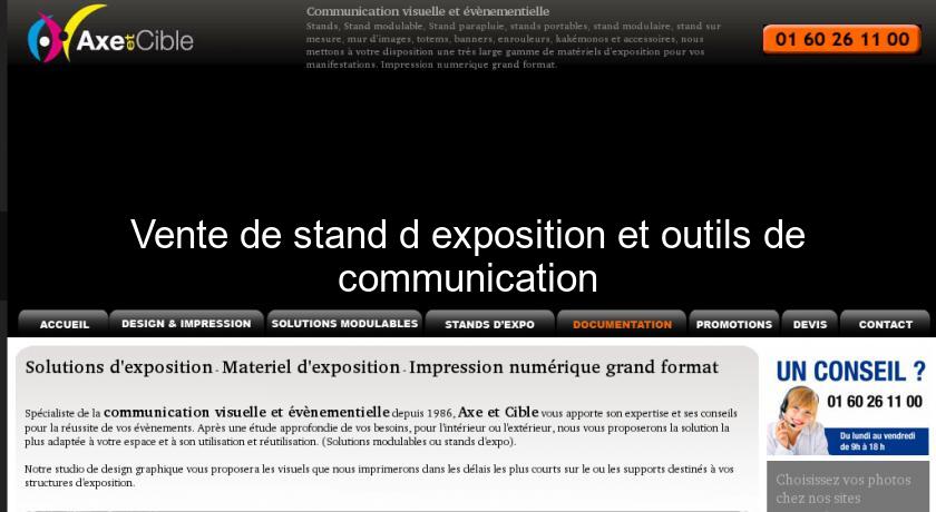 Vente de stand d'exposition et outils de communication Vente de stand d'exposition et outils de communication