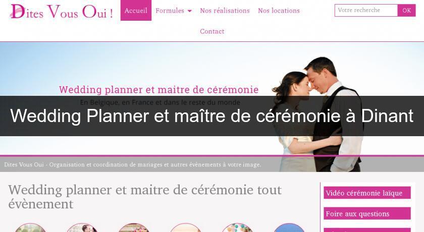 Wedding Planner et maître de cérémonie à Dinant Wedding Planner et maître de cérémonie à Dinant