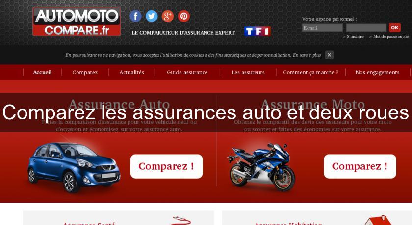 Comparez les assurances auto et deux roues Comparez les assurances auto et deux roues
