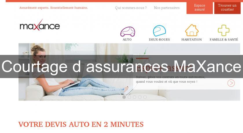 Courtage d'assurances MaXance Courtage d'assurances MaXance