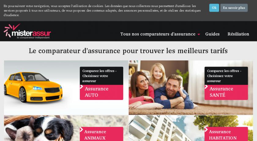 MisterAssur, comparez les devis d'assurance auto, habitation, santé MisterAssur, comparez les devis d'assurance auto, habitation, santé