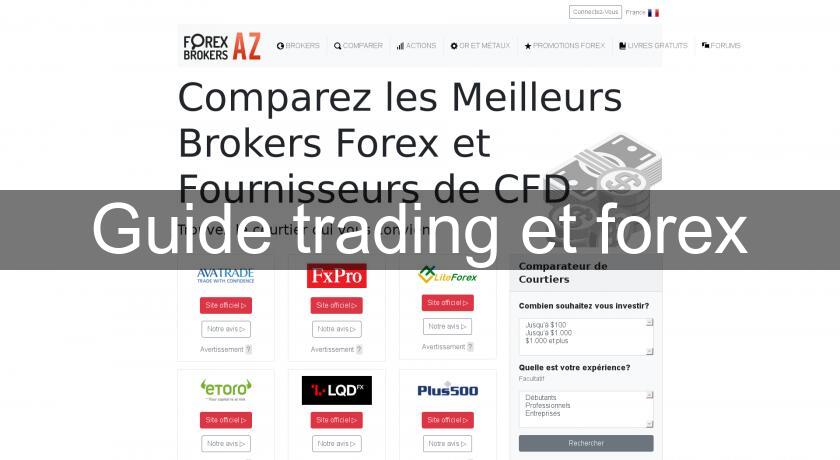 Guide trading et forex Guide trading et forex