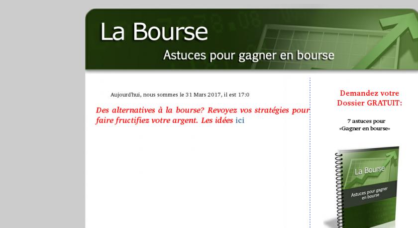 La bourse accessible à tous La bourse accessible à tous