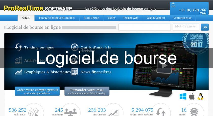 Logiciel de bourse Logiciel de bourse