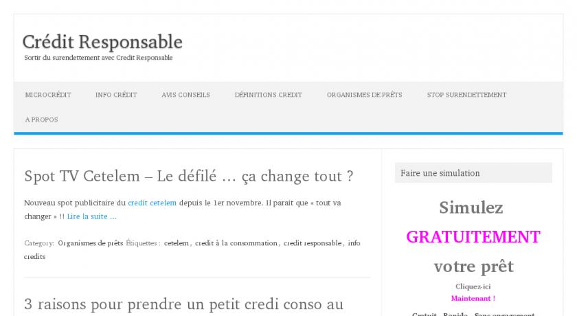 Actualité, information, conseil en matière de crédit responsable Actualité, information, conseil en matière de crédit responsable