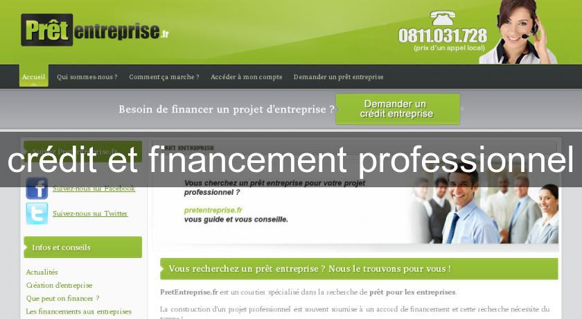 crédit et financement professionnel crédit et financement professionnel