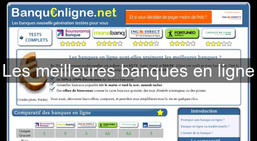 Les meilleures banques en ligne Les meilleures banques en ligne