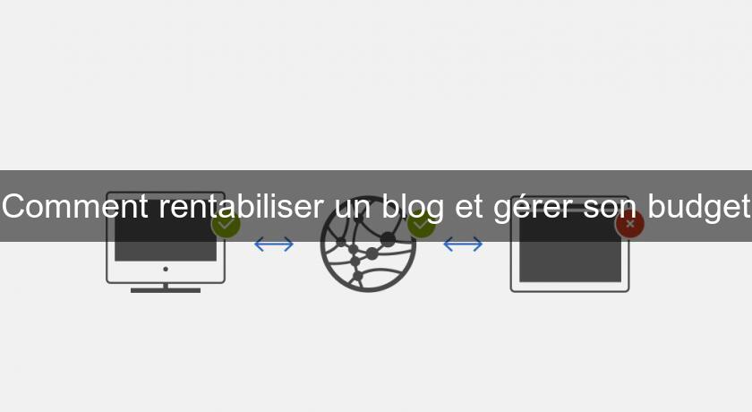 Comment rentabiliser un blog et gérer son budget Comment rentabiliser un blog et gérer son budget