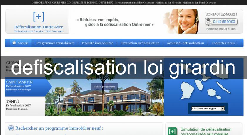 defiscalisation loi girardin defiscalisation loi girardin