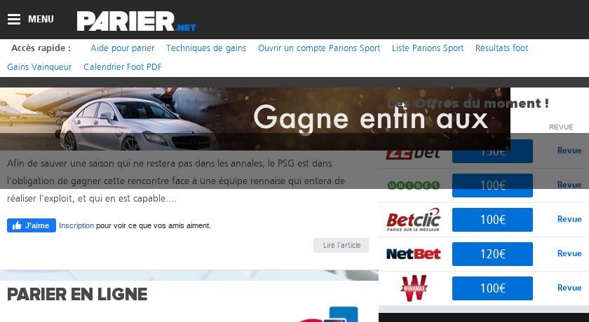 Choisir un site de paris sportifs Choisir un site de paris sportifs