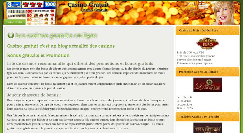 Jouer au caisno en ligne, gratuitement Jouer au caisno en ligne, gratuitement