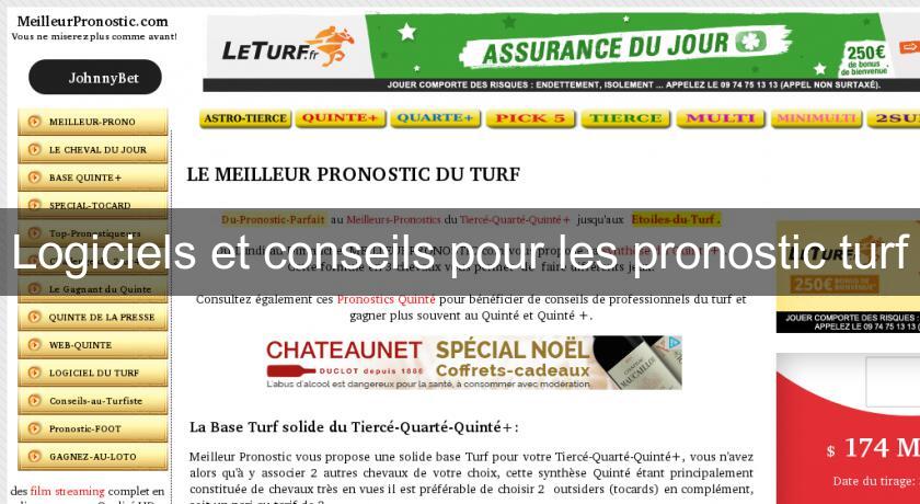 Logiciels et conseils pour les pronostic turf Logiciels et conseils pour les pronostic turf