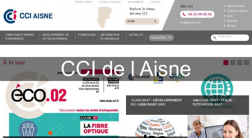 CCI de l'Aisne CCI de l'Aisne