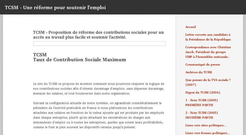Idée de réforme pour soutenir l'emploi Idée de réforme pour soutenir l'emploi
