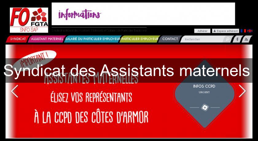 Syndicat des Assistants maternels Syndicat des Assistants maternels