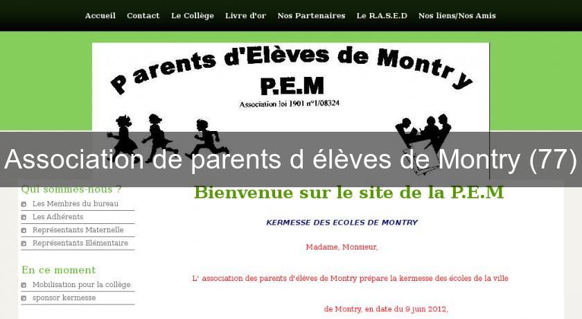 Association de parents d'élèves de Montry (77) Association de parents d'élèves de Montry (77)