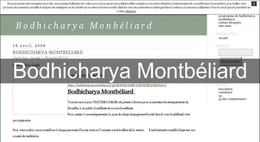 Bodhicharya Montbéliard Bodhicharya Montbéliard