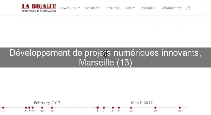Développement de projets numériques innovants, Marseille (13) Développement de projets numériques innovants, Marseille (13)