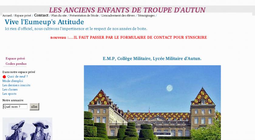Les anciens enfants de troupe d'Autun Les anciens enfants de troupe d'Autun