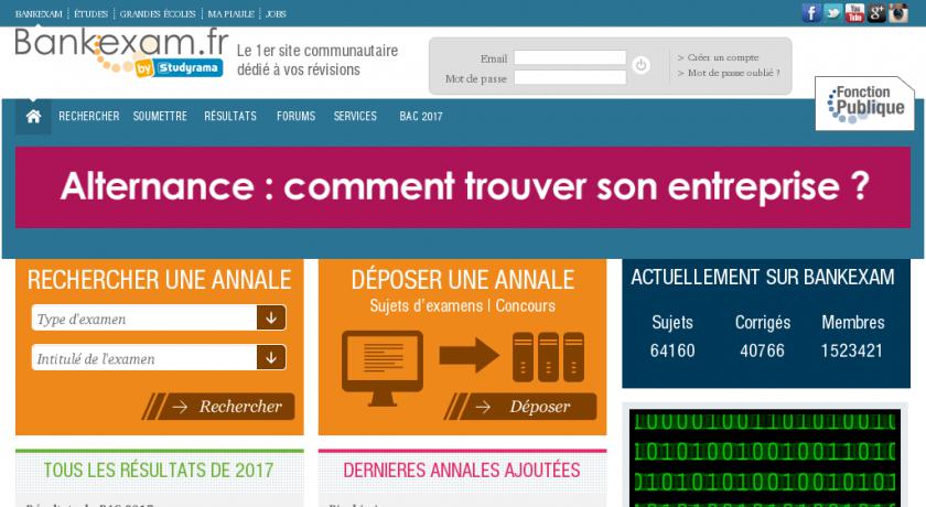 Annales corrigées du BAC, BREVET, BTS Annales corrigées du BAC, BREVET, BTS