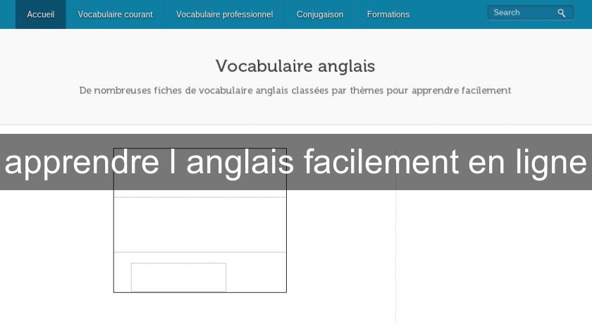 apprendre l'anglais facilement en ligne apprendre l'anglais facilement en ligne