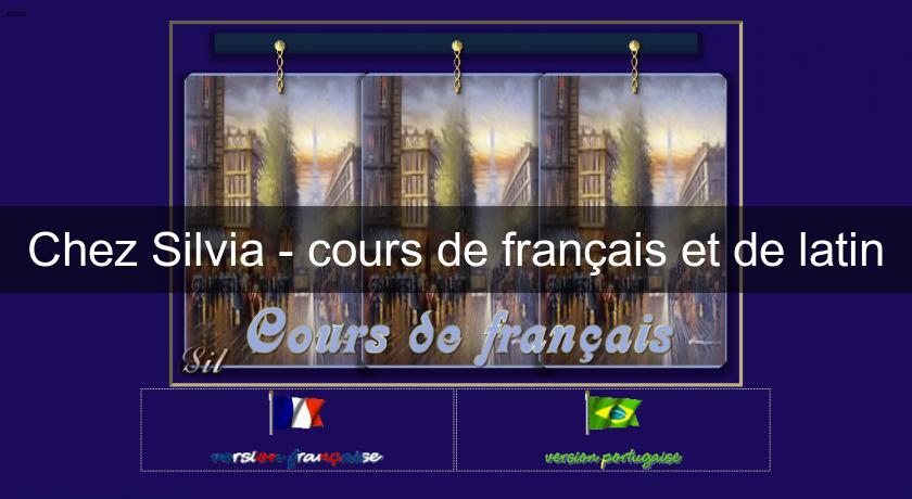 Chez Silvia - cours de français et de latin Chez Silvia - cours de français et de latin