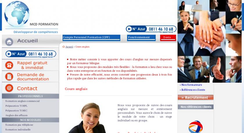 Cours d'anglais en individuel ou en entreprise Cours d'anglais en individuel ou en entreprise