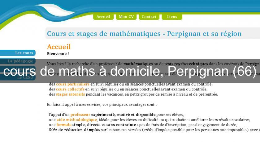 cours de maths à domicile, Perpignan (66) cours de maths à domicile, Perpignan (66)