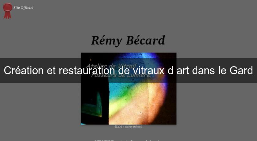 Création et restauration de vitraux d'art dans le Gard Création et restauration de vitraux d'art dans le Gard