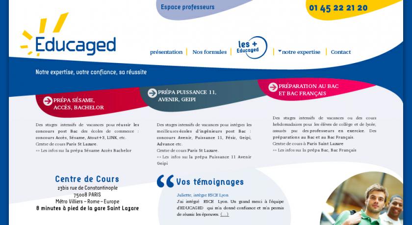 EDUCAGED : des professeurs pour réussir EDUCAGED : des professeurs pour réussir