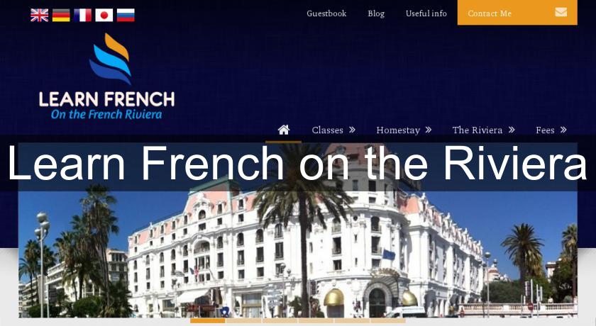 Learn French on the Riviera Learn French on the Riviera