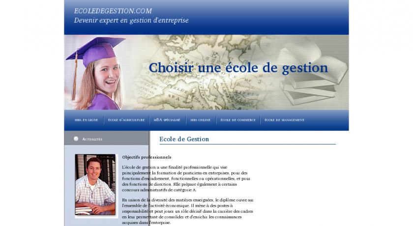 Formation supérieure en gestion et commerce Formation supérieure en gestion et commerce