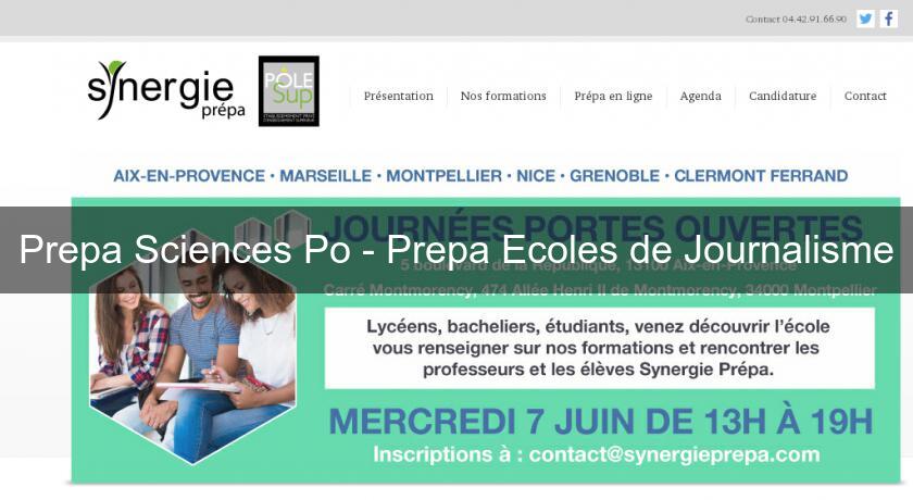 Prepa Sciences Po - Prepa Ecoles de Journalisme Prepa Sciences Po - Prepa Ecoles de Journalisme