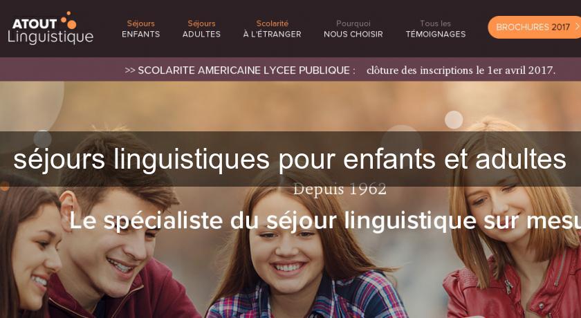séjours linguistiques pour enfants et adultes séjours linguistiques pour enfants et adultes