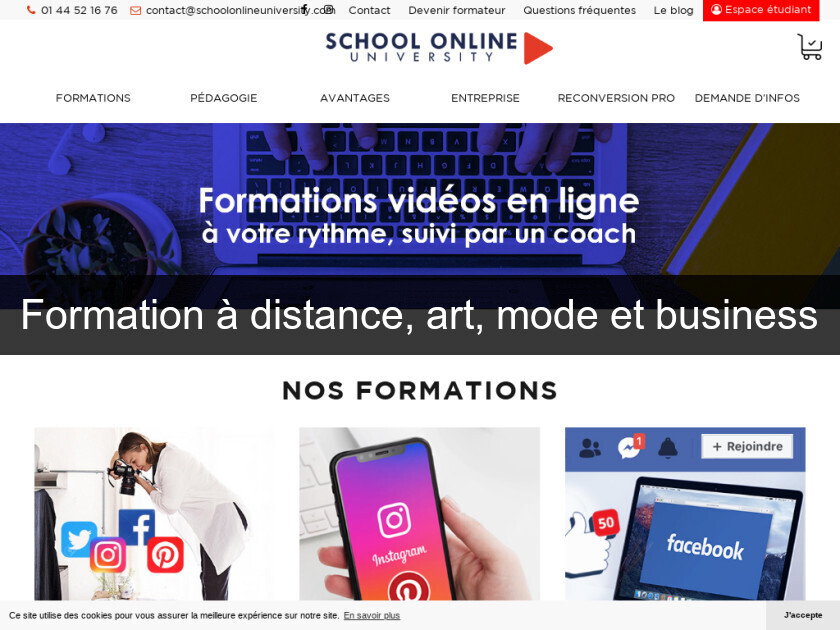 Formation à distance, art, mode et business Formation à distance, art, mode et business