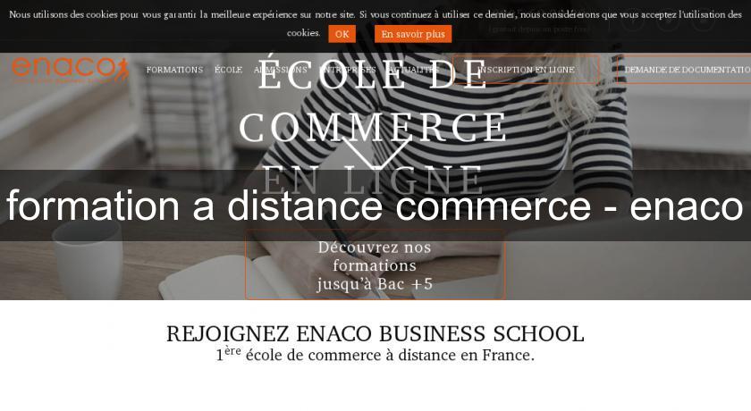 formation a distance commerce - enaco formation a distance commerce - enaco