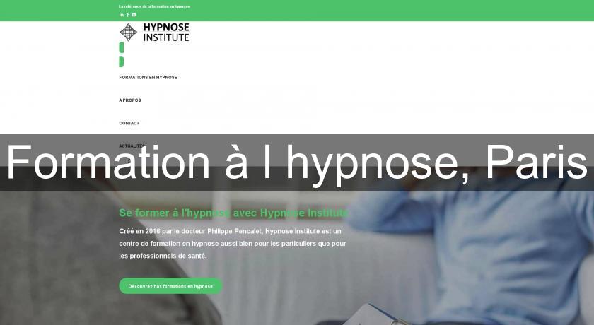 Formation à l'hypnose, Paris Formation à l'hypnose, Paris
