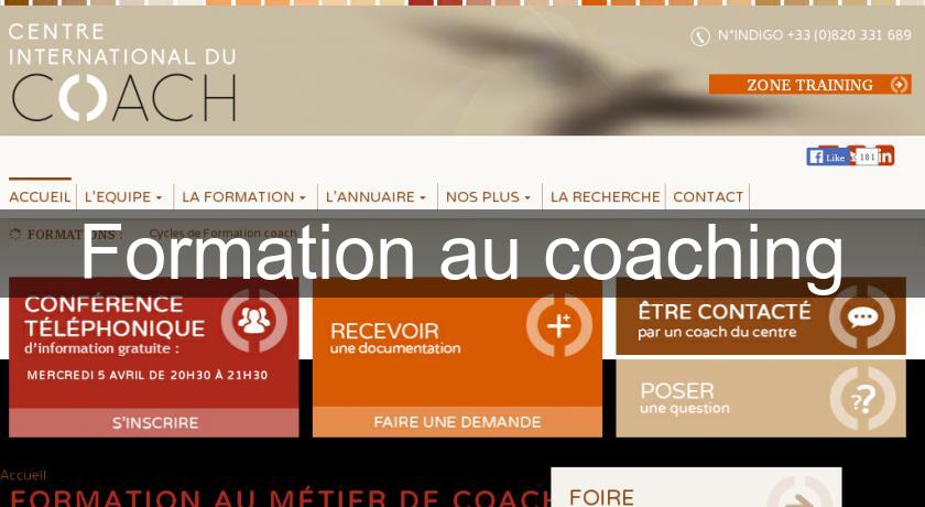 Formation au coaching Formation au coaching