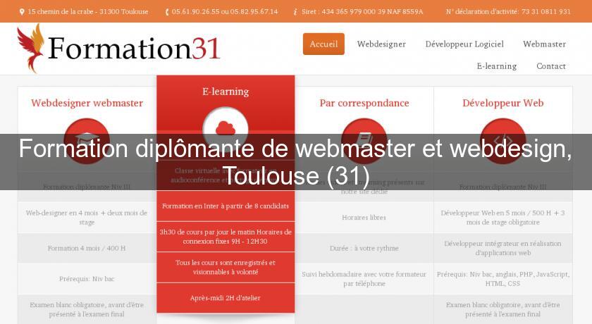 Formation diplômante de webmaster et webdesign, Toulouse (31) Formation diplômante de webmaster et webdesign, Toulouse (31)