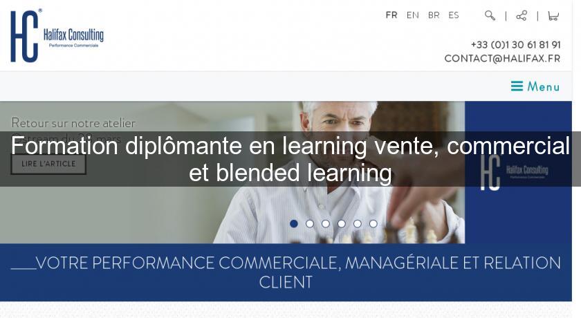 Formation diplômante en learning vente, commercial et blended learning Formation diplômante en learning vente, commercial et blended learning