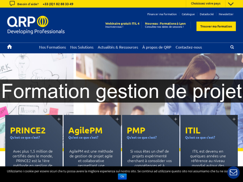 Formation gestion de projet Formation gestion de projet