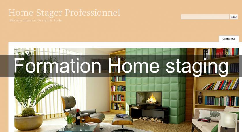 Formation Home staging Formation Home staging