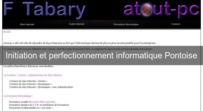 Initiation et perfectionnement informatique Pontoise Initiation et perfectionnement informatique Pontoise