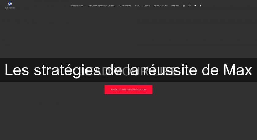 Les stratégies de la réussite de Max Les stratégies de la réussite de Max