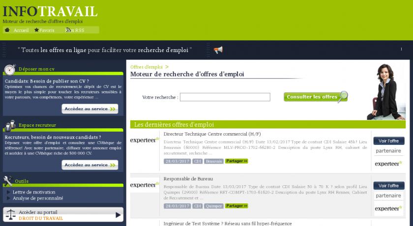 Offres d'emploi et candidatures en ligne Offres d'emploi et candidatures en ligne