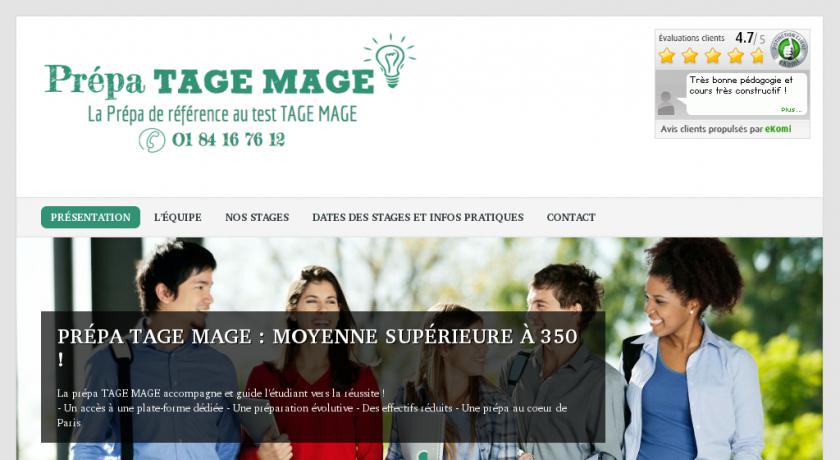 Stage prépa Tage Mage Stage prépa Tage Mage