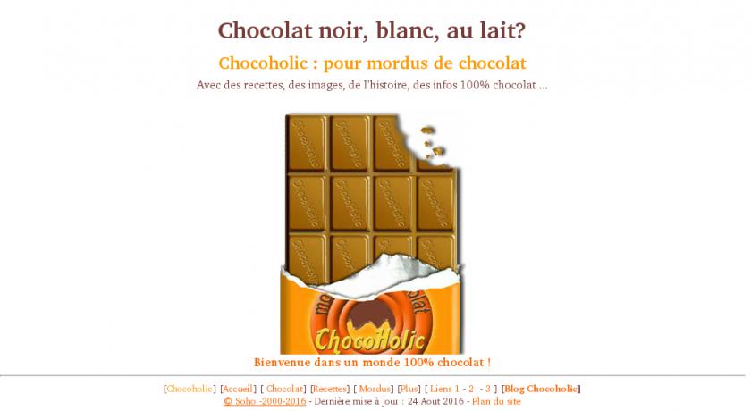Chocoholic : pour les mordus de chocolat Chocoholic : pour les mordus de chocolat