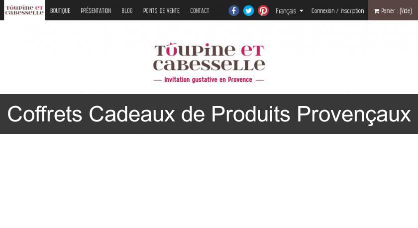 Coffrets Cadeaux de Produits Provençaux Coffrets Cadeaux de Produits Provençaux